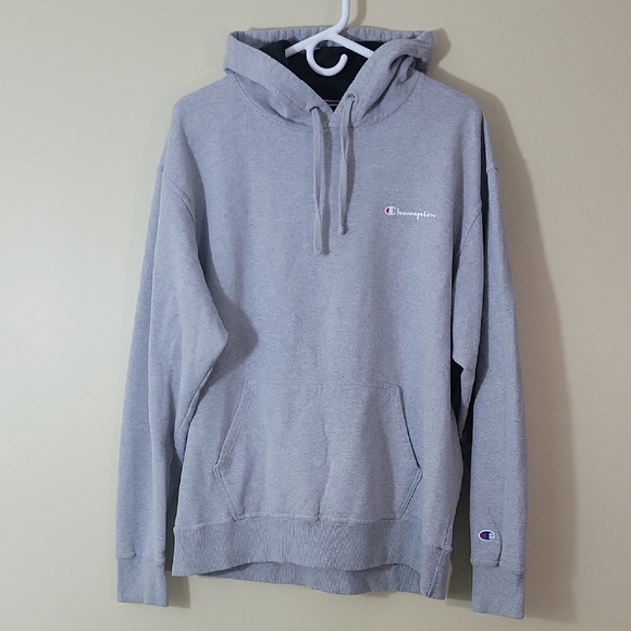 Champion Light Gray Men's Hoodie - Picture 1 of 5